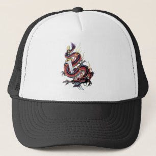 Sui Riu Japanese Dragon Katana Trucker Hat