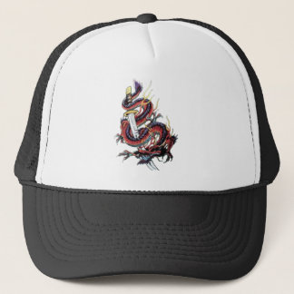 Sui Riu Japanese Dragon Katana Trucker Hat