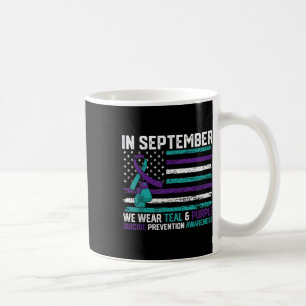 Suicide Awareness 2024 In September We Wear Teal P Coffee Mug