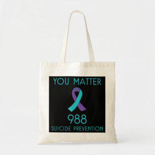 Suicide Awareness - 988 Shirt - Suicide Prevention Tote Bag