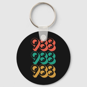 Suicide Awareness - 988 - Suicide Prevention 988 Key Ring