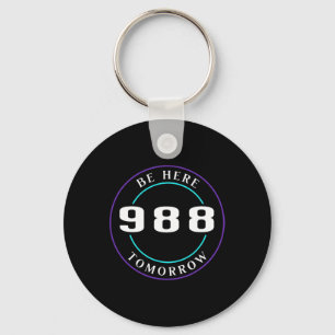 Suicide Awareness 988 - Suicide Prevention  Key Ring