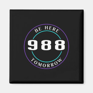 Suicide Awareness 988 - Suicide Prevention Magnet