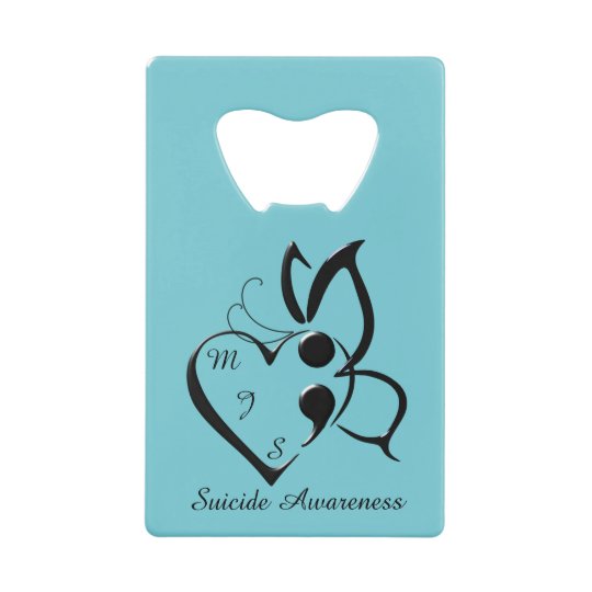 Suicide Awareness Butterfly Semicolon Heart | Zazzle.com.au