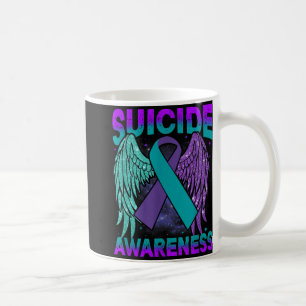 Suicide Awareness Clothing Wings Ribbon Suicide Pr Coffee Mug