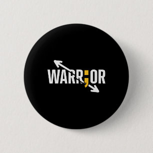 Suicide Awareness Depression Anxiety Mental Health 6 Cm Round Badge
