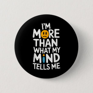Suicide Awareness Depression Anxiety Mental Health 6 Cm Round Badge