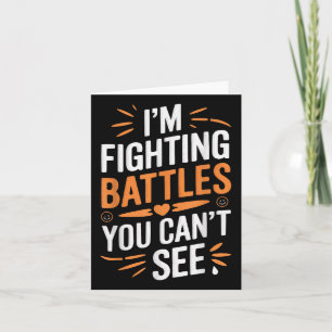 Suicide Awareness Depression Anxiety Mental Health Card