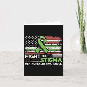 Suicide Awareness Depression Anxiety Mental Health Card