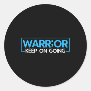 Suicide Awareness Depression Anxiety Mental Health Classic Round Sticker