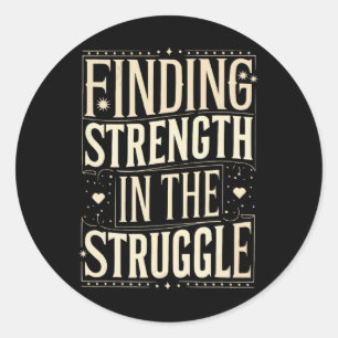 Suicide Awareness Depression Anxiety Mental Health Classic Round Sticker