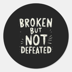 Suicide Awareness Depression Anxiety Mental Health Classic Round Sticker