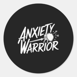 Suicide Awareness Depression Anxiety Mental Health Classic Round Sticker