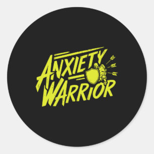Suicide Awareness Depression Anxiety Mental Health Classic Round Sticker