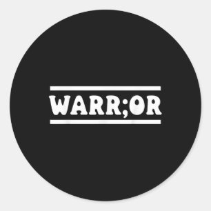 Suicide Awareness Depression Anxiety Mental Health Classic Round Sticker