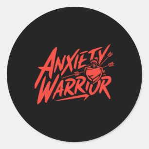 Suicide Awareness Depression Anxiety Mental Health Classic Round Sticker