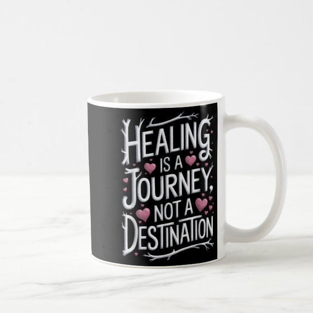 Suicide Awareness Depression Anxiety Mental Health Coffee Mug (Right)