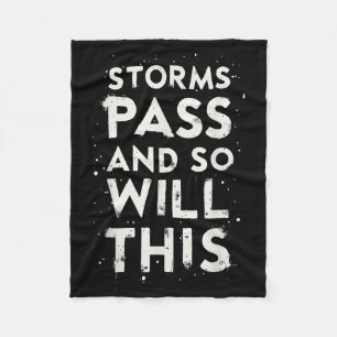 Suicide Awareness Depression Anxiety Mental Health Fleece Blanket