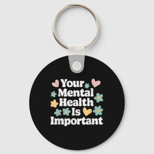 Suicide Awareness Depression Anxiety Mental Health Key Ring