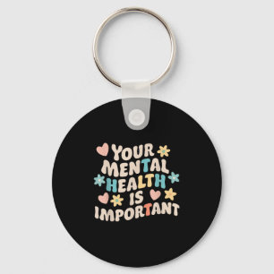 Suicide Awareness Depression Anxiety Mental Health Key Ring
