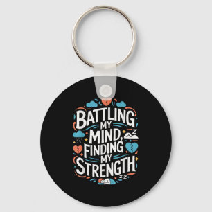 Suicide Awareness Depression Anxiety Mental Health Key Ring