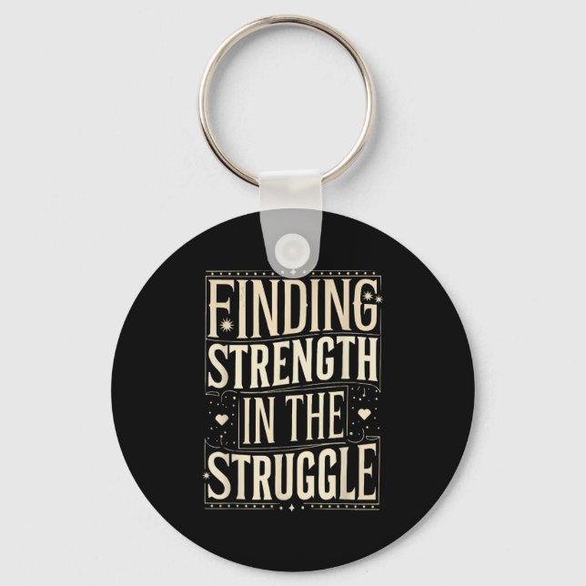 Suicide Awareness Depression Anxiety Mental Health Key Ring (Front)