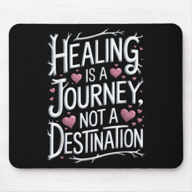 Suicide Awareness Depression Anxiety Mental Health Mouse Pad (Front)