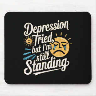 Suicide Awareness Depression Anxiety Mental Health Mouse Pad