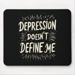 Suicide Awareness Depression Anxiety Mental Health Mouse Pad