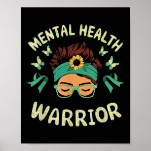 Suicide Awareness Depression Anxiety Mental Health Poster