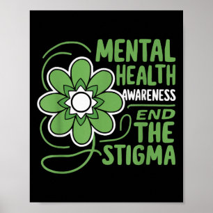 Suicide Awareness Depression Anxiety Mental Health Poster