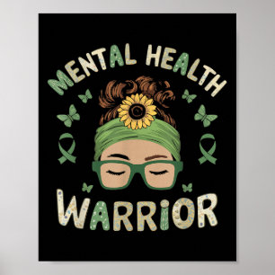 Suicide Awareness Depression Anxiety Mental Health Poster