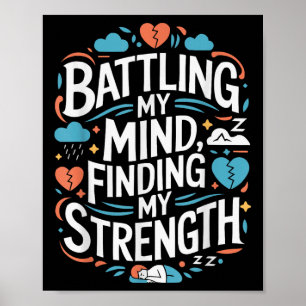 Suicide Awareness Depression Anxiety Mental Health Poster