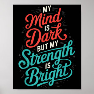 Suicide Awareness Depression Anxiety Mental Health Poster