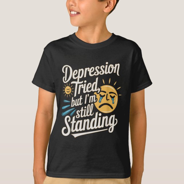 Suicide Awareness Depression Anxiety Mental Health T-Shirt (Front)
