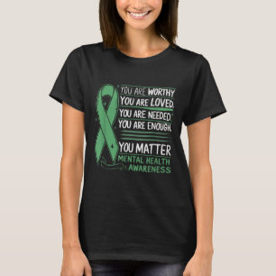 Suicide Awareness Depression Anxiety Mental Health T-Shirt