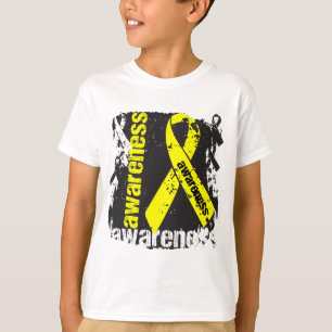 Suicide Awareness Grunge Ribbon T-Shirt
