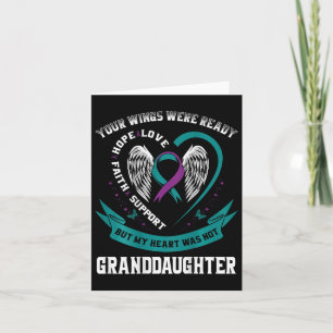 Suicide Awareness In Memory Of My Granddaughter Ba Card