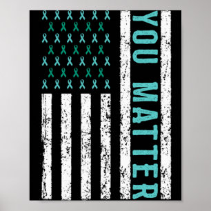 Suicide Awareness Matter Mental Health Awareness Poster
