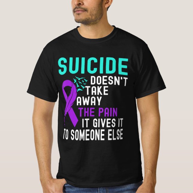 Suicide Awareness Mental Health Suicide Prevention T-Shirt (Front)