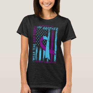 Suicide Awareness Month America Flag In Memory Of T-Shirt