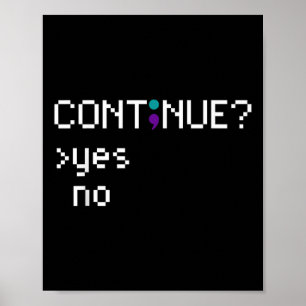 Suicide Awareness Month Gaming Mental Health Retro Poster