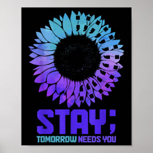 Suicide Awareness Month Stay Mental Health S Poster
