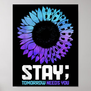 Suicide Awareness Month Stay Mental Health S Poster