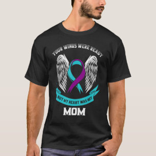 Suicide Awareness Mum Teal Purple Loss Of Mother G T-Shirt