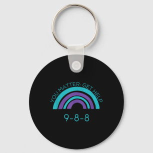 Suicide Awareness Prevention 988 Key Ring