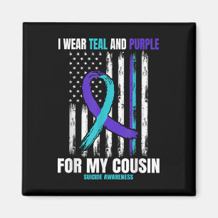 Suicide Awareness Prevention Products Cousin Ameri Magnet