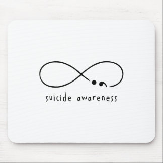Suicide Awareness Prevention Semicolon Mental Heal Mouse Pad