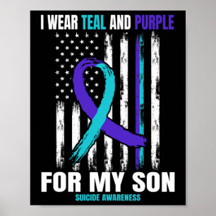 Suicide Awareness Prevention Son Women Men America Poster