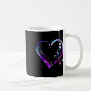 Suicide Awareness Ribbon Mental Health Positive Qu Coffee Mug